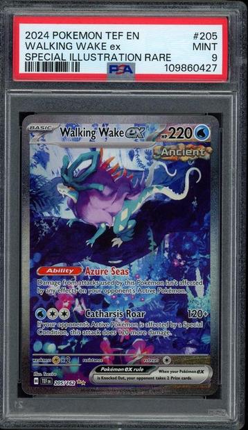 Walking Wake ex [SIR] PSA 9 - 205/162 - Temporal Forces 2024 beschikbaar voor biedingen