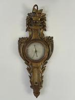 Gebeeldhouwde en vergulde houten barometer uit de Lodewijk X, Antiek en Kunst, Ophalen of Verzenden