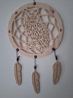 Prachtige dromenvanger uit hout met uil., Antiek en Kunst, Ophalen