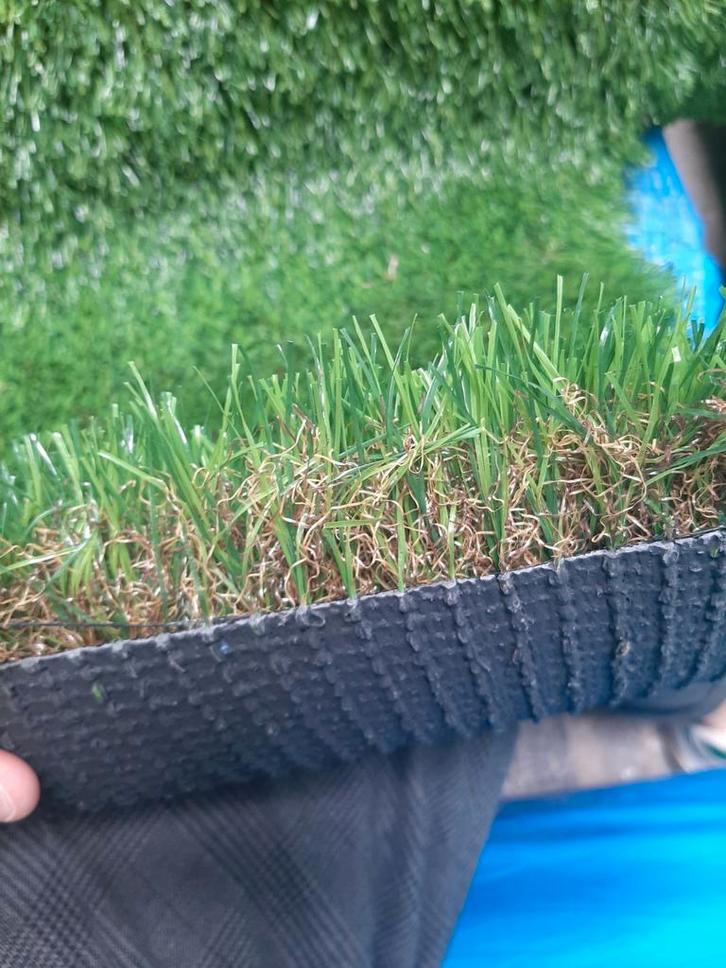 Gazon synthétique, gazon artificiel rouleau 50m2, Tuin en Terras, Gras en Kunstgras, Nieuw, Kunstgras, Ophalen of Verzenden