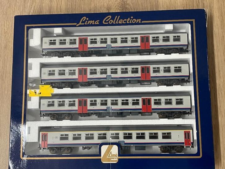 Lima SNCB 149605 - set M4 New Look, Hobby & Loisirs créatifs, Trains miniatures | HO, Utilisé, Wagon, Lima, Enlèvement ou Envoi