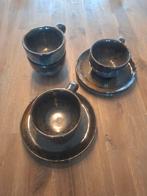 Set de 4 sacs et soucoupes Serax Sergio Herman, Enlèvement, Comme neuf, Autres styles, Tasse(s) et/ou soucoupe(s)