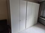 witte kleerkast, Huis en Inrichting, Kasten | Kleerkasten, Ophalen, Gebruikt, 200 cm of meer, Met hangruimte
