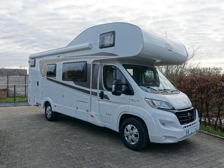 Carado A 461 Prachtige Alkoof 6 pers., Caravanes & Camping, Camping-cars, Entreprise, jusqu'à 6, Alcôve, Carado, Fiat, Diesel