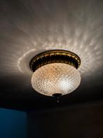 Vintage licht armatuur, Huis en Inrichting, Lampen | Plafondlampen, Ophalen, Zo goed als nieuw