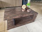 Houten salontafel, Ophalen, 50 tot 100 cm, 50 tot 100 cm, Zo goed als nieuw