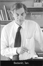 Bidprentje Jan Hoet, Ophalen of Verzenden, Bidprentje