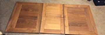 Fineer eiken tafelblad 160 x 90 cm + extra 60 cm beschikbaar voor biedingen