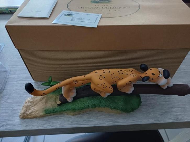 Leblon Jaguar, Collections, Personnages de BD, Comme neuf, Statue ou Figurine, Gaston ou Spirou, Enlèvement ou Envoi