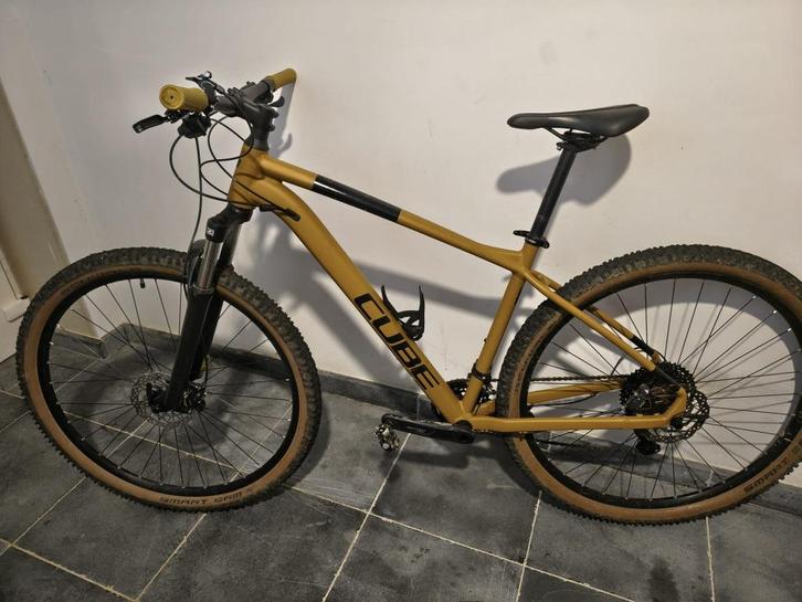 CUBE AIM EX CARAMEL/BLACK, Fietsen en Brommers, Fietsen | Mountainbikes en ATB, Zo goed als nieuw, Heren, Overige merken, Hardtail