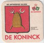 BIERKAART  DE KONINCK BROUWERS  VAN DE NIEUWE  STAD, Collections, Marques de bière, Sous-bock, Envoi, Neuf, De Koninck