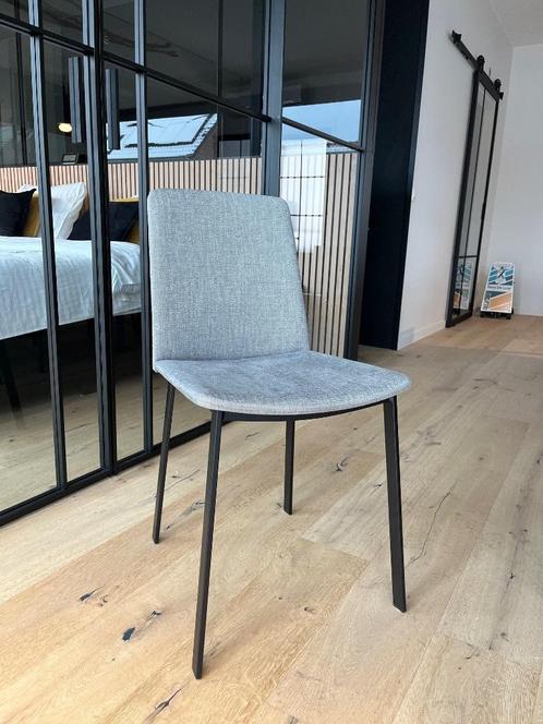 Stoelen - "primera" perfecta - 4x - prijs per stuk, Huis en Inrichting, Stoelen, Zo goed als nieuw, Eén, Stof, Grijs, Ophalen of Verzenden