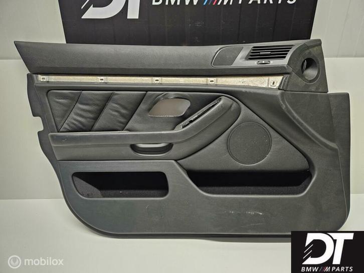 Deurpaneel links leder zwart BMW 5-serie E39 51418212773, Auto-onderdelen, Interieur en Bekleding, BMW, Gebruikt, Ophalen of Verzenden