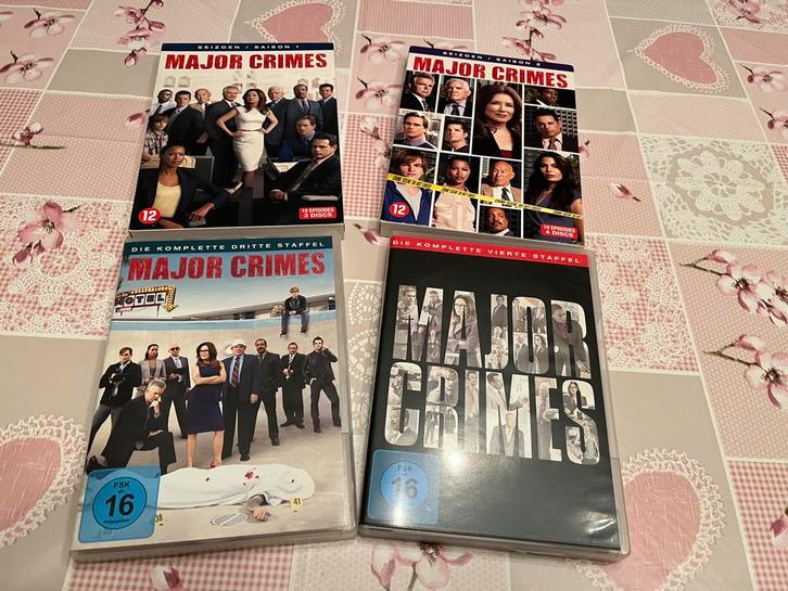 Dvd’s Major crimes seizoen  1 t/m 4‍️🕵🏻🚓🎬👮🏻🚓🕵🏻🎬, Cd's en Dvd's, Dvd's | Tv en Series, Zo goed als nieuw, Drama, Boxset
