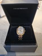 Emporio Armani dames horloge, Handtassen en Accessoires, Horloges | Dames, Ophalen, Gebruikt, Staal, Staal