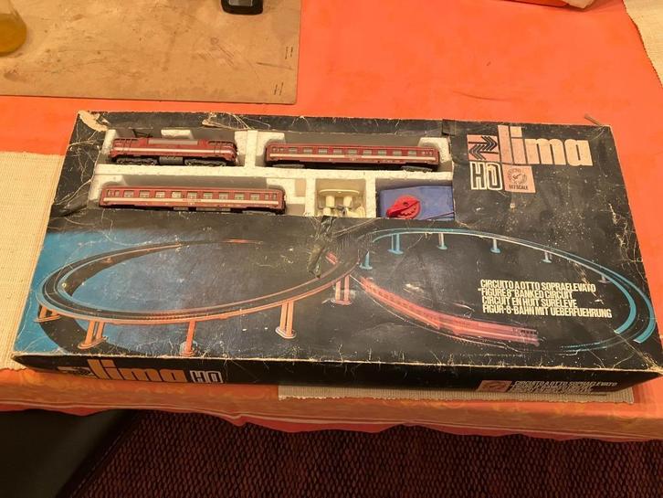 model trein set lima HO schaal 8500 CP volledig, Kinderen en Baby's, Speelgoed | Overig, Gebruikt, Jongen, Ophalen