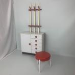 Mid-century kruk, Ophalen of Verzenden, Zo goed als nieuw, Hout