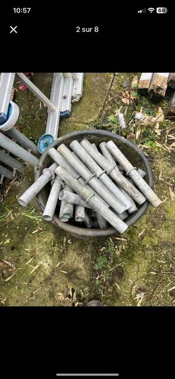 Gegalvaniseerde stalen steiger, Doe-het-zelf en Bouw, Steigers, Ophalen, Zo goed als nieuw