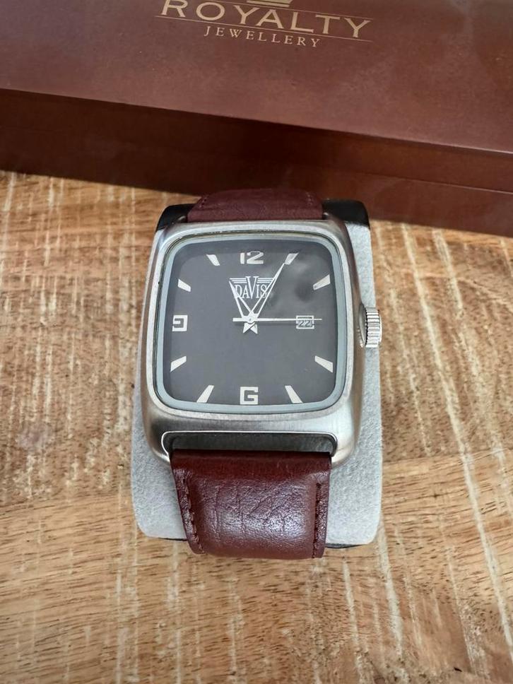 Davis horloge, Handtassen en Accessoires, Horloges | Heren, Ophalen of Verzenden