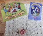 2 Franse metalen plaatjes met nostalgische kinderen, Ophalen of Verzenden