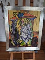 Tableau, copie de Pablo Picasso "Weeping Woman"