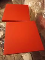 2x bovenblad tafel Ikea kleur rood, Huis en Inrichting, Zo goed als nieuw, Ophalen