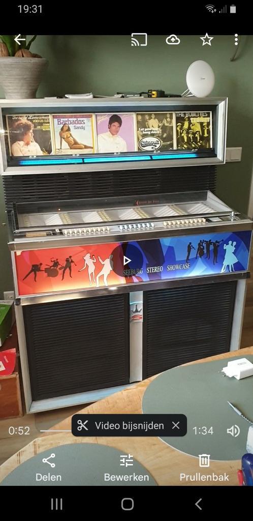 Jukebox Seeburg stereo showcase ss160, Verzamelen, Automaten | Jukeboxen, Gebruikt, Seeburg, Met singles, Ophalen