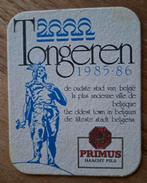 bierviltje Primus Tongeren 1985-1986, Verzamelen, Biermerken, Ophalen of Verzenden
