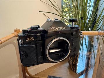 Canon A1 met 50mm 1,4 ssc ! En 28mm 2,8 prima staat beschikbaar voor biedingen