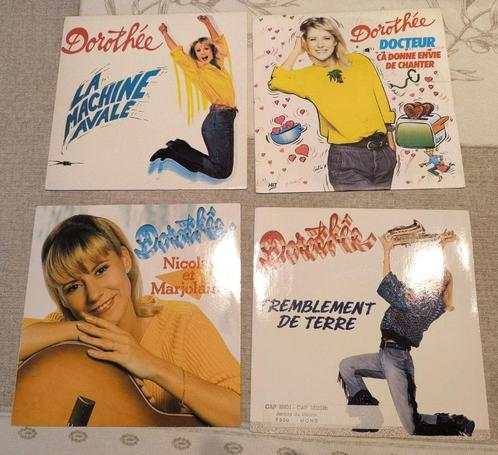 Dorothée - 4 singles, Cd's en Dvd's, Vinyl Singles, Zo goed als nieuw, Single, Overige genres, 7 inch, Ophalen of Verzenden