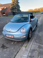 Beetle Vw, 4 cilinders, Cabriolet, Blauw, Lederen bekleding