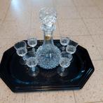 Karaf met 6 passende glaasjes, Antiek en Kunst, Antiek | Glaswerk en Kristal, Ophalen