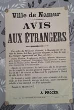 AFFICHE ww1 NAMUR N7, Ophalen of Verzenden