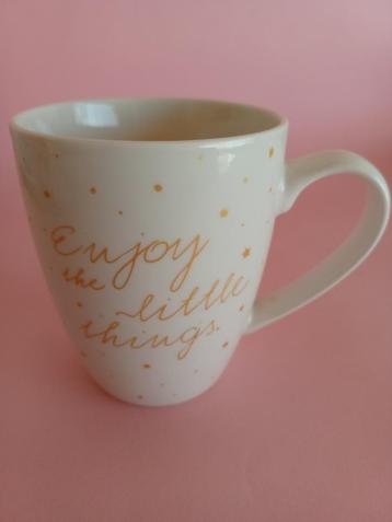 NIEUW - Mok/Tas - Enjoy the little things beschikbaar voor biedingen