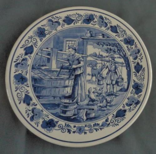 GoedeWaagen Delfts Blauw wandbord 24,5cm decor, Antiek en Kunst, Antiek | Wandborden en Tegels, Verzenden
