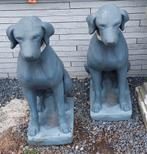 2 stenen honden, Tuin en Terras, Ophalen, Zo goed als nieuw