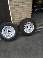 2 Velgen 13 inch met banden ; 4 Bouten, Auto-onderdelen, Banden en Velgen, 13 inch, Banden en Velgen, 165 mm, Zomerbanden