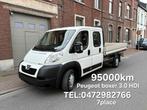95000km 7pl 3.0 HDI, Auto's, Voorwielaandrijving, Euro 5, Zwart, Leder en Stof