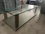 Mooie salontafel 135 cm x 65 cm, Glas, Ophalen of Verzenden
