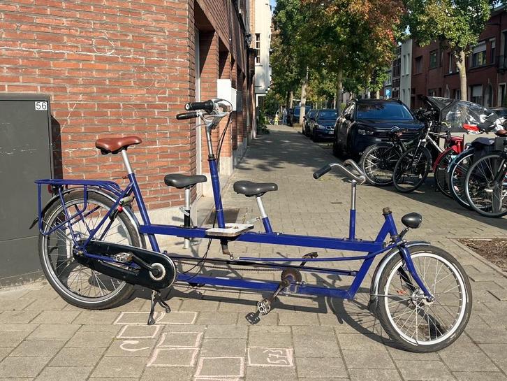 onderwaterfiets ouder-kind-tandem, Fietsen en Brommers, Fietsen | Tandems, Gebruikt, Minder dan 10 versnellingen, Ophalen