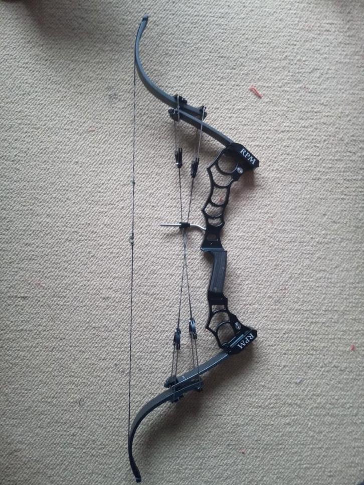 Hefboomboog Leverbow RPM Striker XX LH 50 pond, Sport en Fitness, Handboogschieten, Nieuw, Compoundboog, Ophalen
