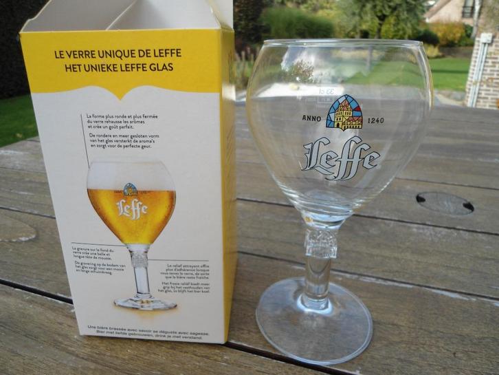 splinternieuwe leffe glazen: 20 cl, 25 cl, 33 cl, allerlei, Verzamelen, Biermerken, Nieuw, Glas of Glazen, Leffe, Ophalen of Verzenden