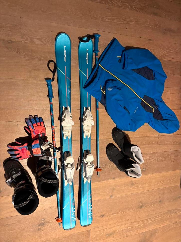 Ready-Set-Go! Pakket skigerief voor 8-11 jarige, Sports & Fitness, Ski & Ski de fond, Utilisé, Bâtons, Salomon, 100 à 140 cm, Enlèvement