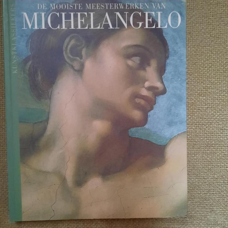 DE MOOISTE MEESTERWERKEN VAN MICHELANGELO, Boeken, Kunst en Cultuur | Beeldend, Schilder- en Tekenkunst, Ophalen of Verzenden