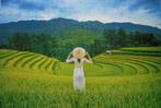 Puzzel met rijstvelden in Vietnam - 1000 stuks, Verzenden, 500 t/m 1500 stukjes, Zo goed als nieuw, Legpuzzel