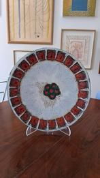 JAN NOLF grote vintage keramische wandschaal, Antiek en Kunst, Verzenden