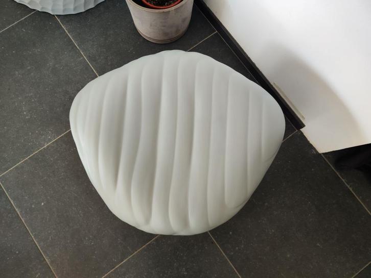 Pouf design (2pcs) - Tonon - River Stone 903, Huis en Inrichting, Zetels | Voetbanken en poefs, Nieuw, 50 tot 75 cm, 50 tot 75 cm