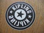 Vintage Sticker Kipling, Verzamelen, Ophalen of Verzenden, Nieuw, Overige typen