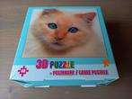 PUZZLE 3D D'UN CHATON AVEC UNE CARTE POSTALE, Enlèvement ou Envoi