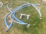 Slangenset met kranen voor zwembad, Tuin en Terras, Ophalen, Gebruikt, Overige typen